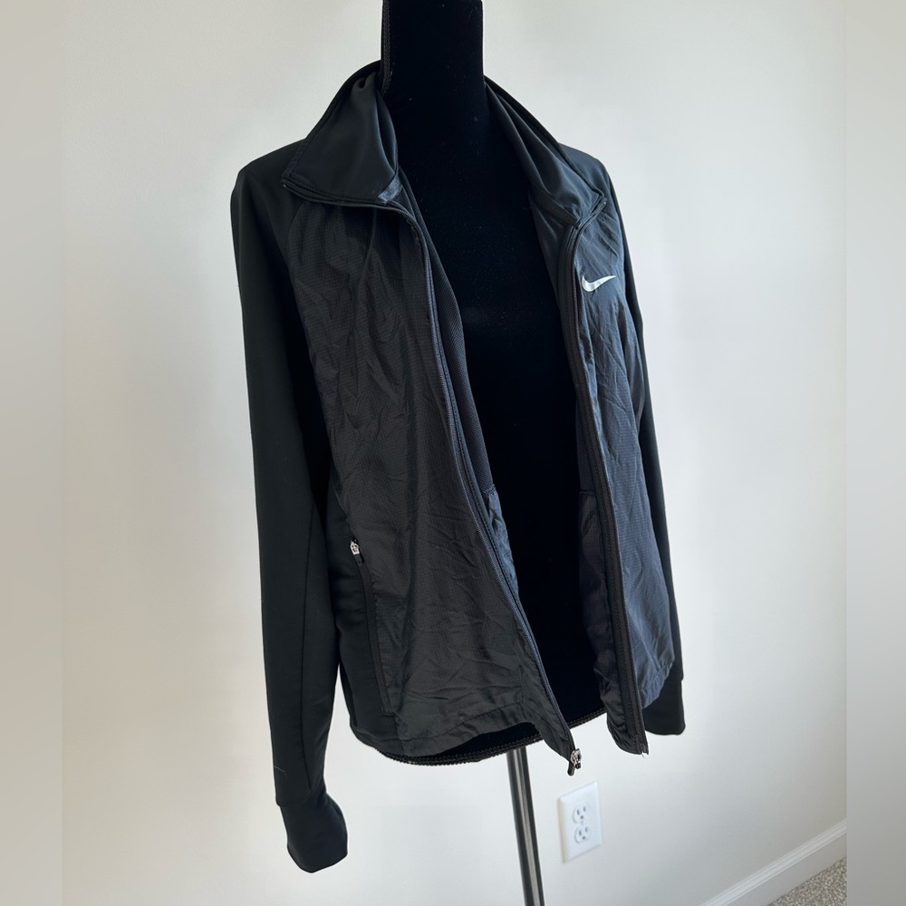 Women’s Nike Golf Tour Performance‎ Black  Mixed Media Jacket-Torrey Pines
